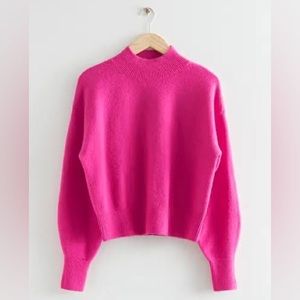 & Other Stories Mock Neck Sweater